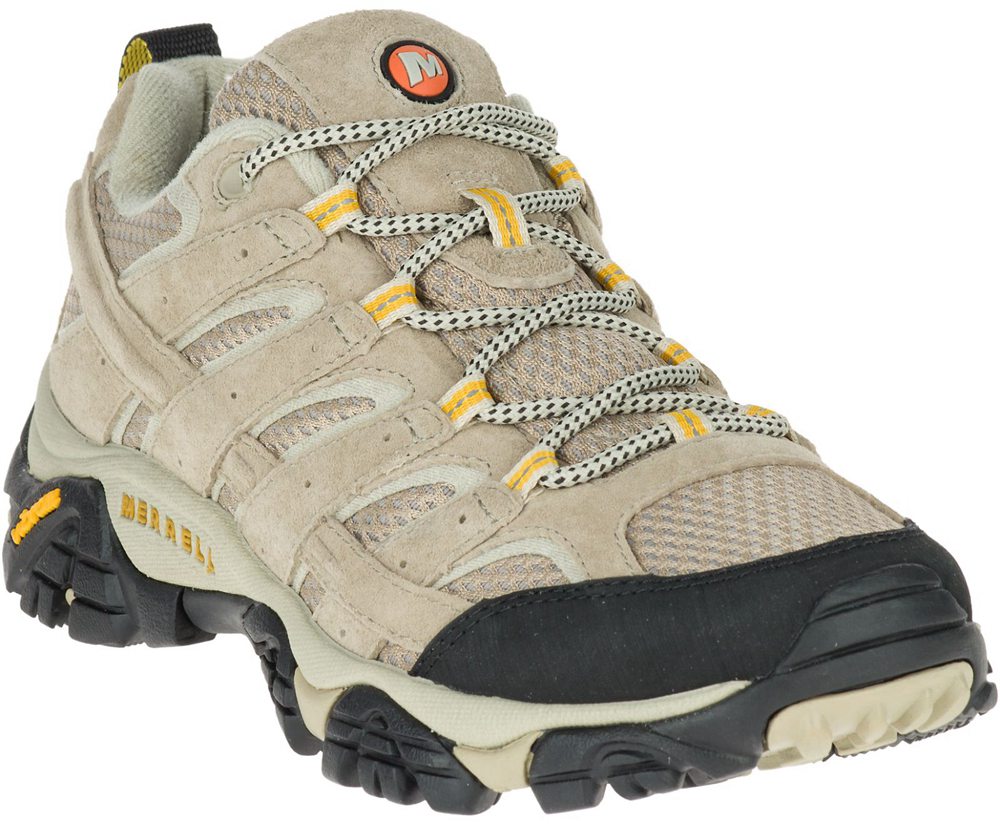 Merrell Hiking Shoes Grey - Moab 2 Ventilator Wide Width - Womens 86RVGSUWO